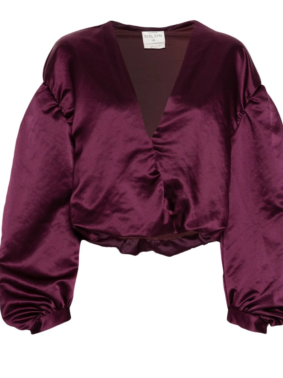 cropped blouse Versace Women V-neck 0505